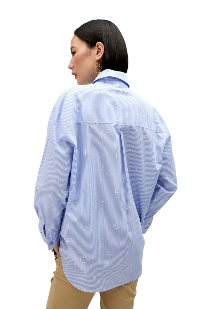 Camisa Rayas Logo LC 17B