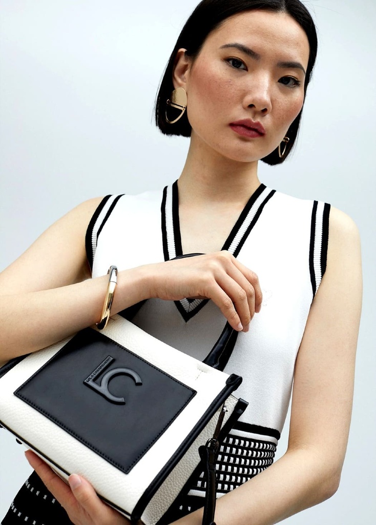 Bolso bicolor LC 1BN