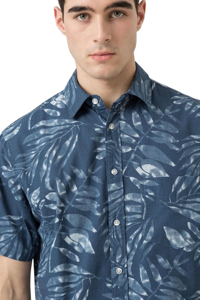 Camisa M/C Mykonos Tiffosi Az