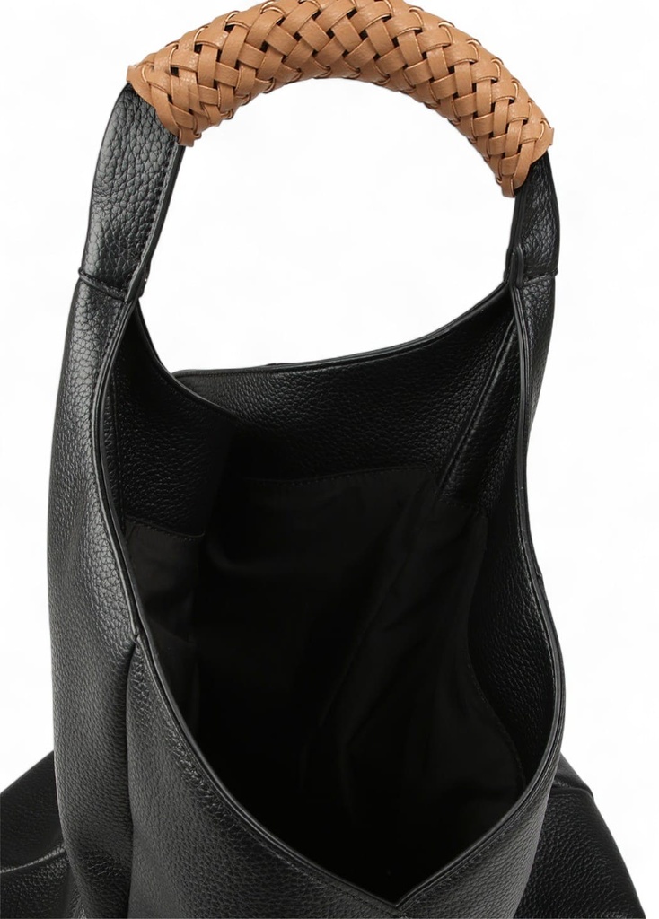 Bolso Detalle Trenzado LC 021 Ng