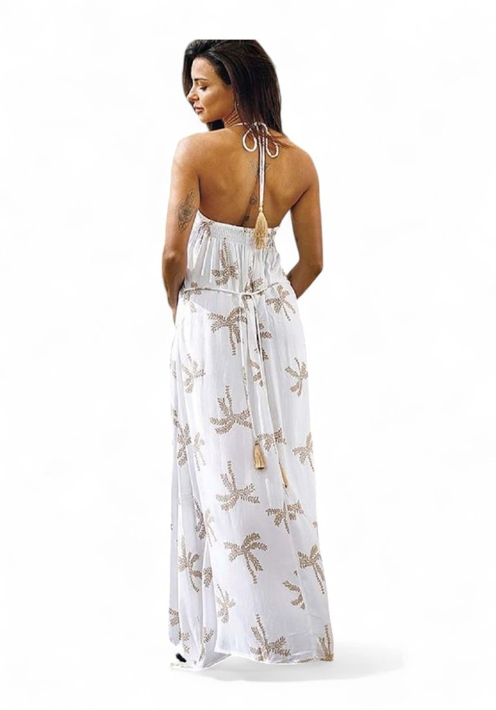 Vestido Atado Cuello Bc