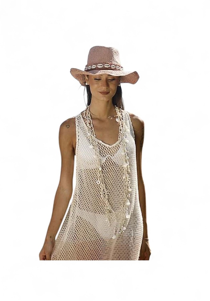 Vestido Largo Rejilla Bg