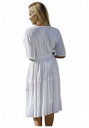 Vestido Manga corta Bco