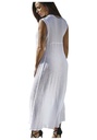 Vestido Largo Cuello Bco