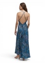 Vestido largo tirantes BLE Az 001