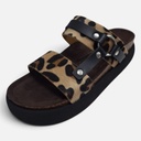 Sandalias Leopard Genuins