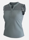 Blusa Escote Calado