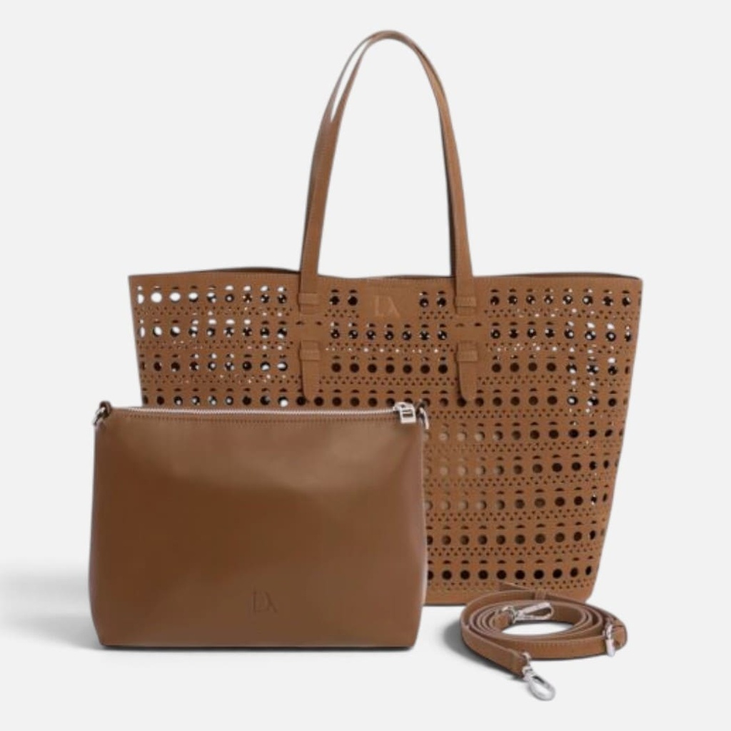 Shopper Camel Don Algodón