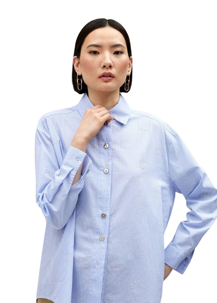 Camisa Rayas Logo LC 17B