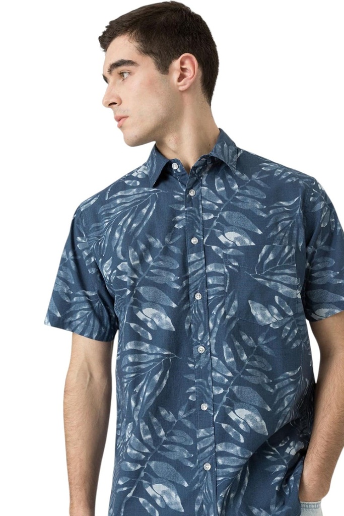 Camisa M/C Mykonos Tiffosi Az