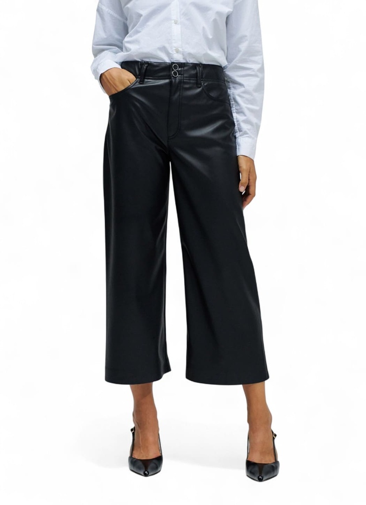 Pantalón Efecto Piel Salsa