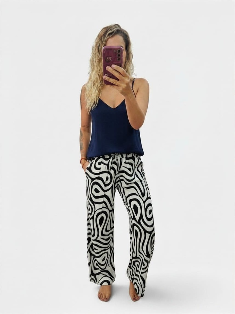 Pantalón Palazzo Negro