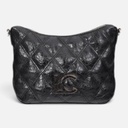 Bandolera acolchada con doble pespunte NEGRO Ng LC