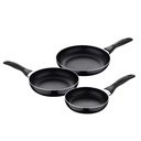 Set 3 Sartenes Aluminio Prensado