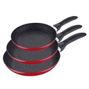 Set 3 Sartenes Aluminio Prensado