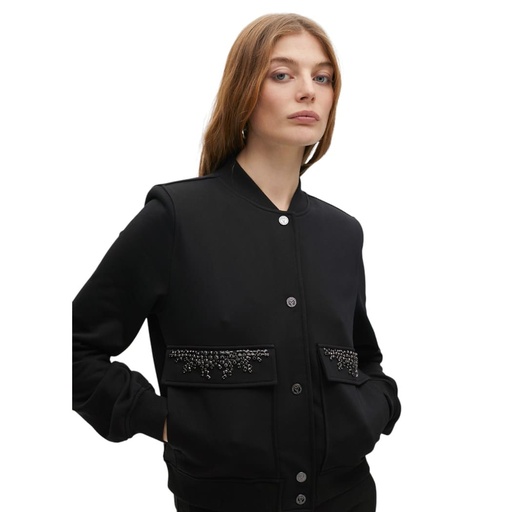 [LF2511001 00N] Bomber Bolsillos Joya LC 00N Ng