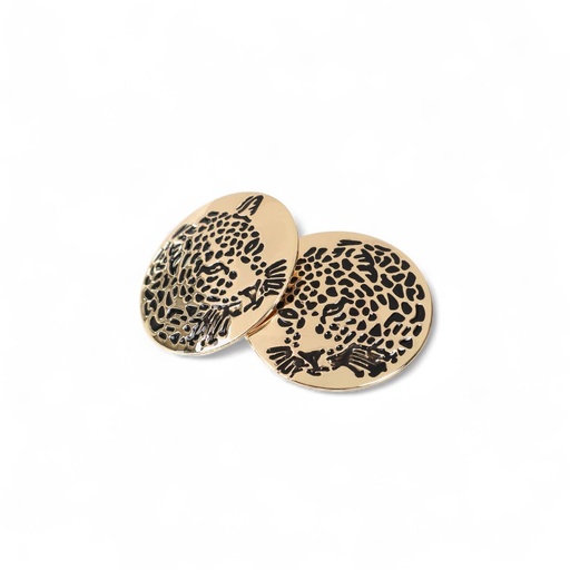 [LF2503052 2MN] Pendientes Tigre LC 2MM