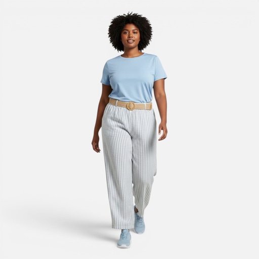 [206047Az] Pantalón Raya Azul