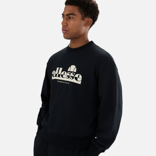 [SHD24600 BLACK 2i6] Sudadera Plerica Ellesse