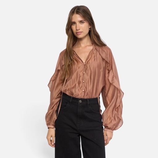 [21011762912] Blusa With Ruffles  Salsa Jeans