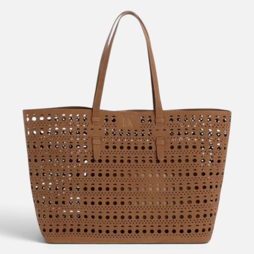 [OSI7803012_Cm 2i6] Shopper Camel Don Algodón
