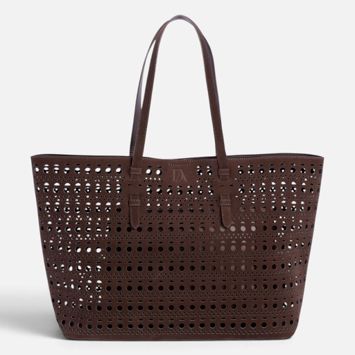 [OSI7846051_Mr 2i6] Shopper Marrón Don Algodón