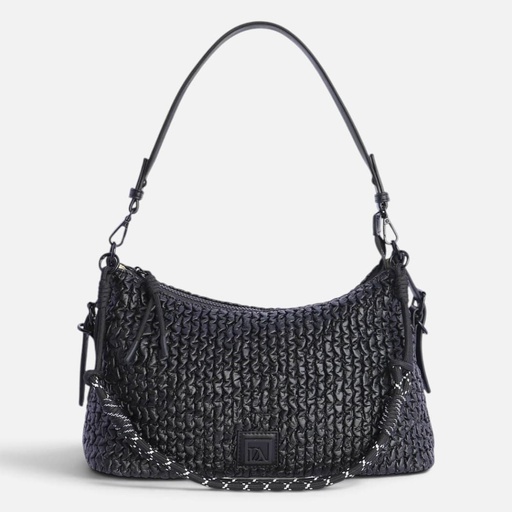 [OSA7161001_Ng 2i6] Bolso Mano Negro Don Algodón